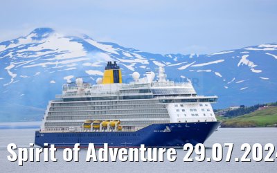 Spirit of Adventure 29.07.2024 Akureyri
