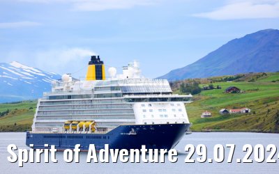 Spirit of Adventure 29.07.2024 Akureyri