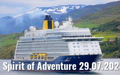 Spirit of Adventure 29.07.2024 Akureyri