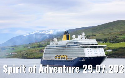 Spirit of Adventure 29.07.2024 Akureyri