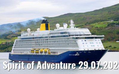 Spirit of Adventure 29.07.2024 Akureyri
