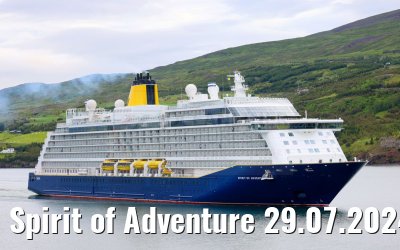 Spirit of Adventure 29.07.2024 Akureyri