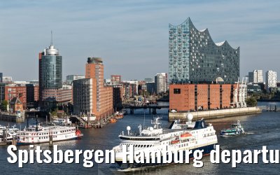 Spitsbergen Hamburg departure Elbphilharmonie and Landungsbruecken 05.10.2026