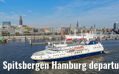 Spitsbergen Hamburg departure Elbphilharmonie and Landungsbruecken 05.10.2026