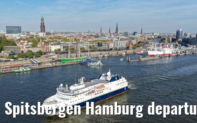 Spitsbergen Hamburg departure Elbphilharmonie and Landungsbruecken 05.10.2026