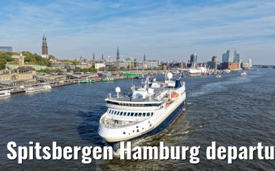 Spitsbergen Hamburg departure Elbphilharmonie and Landungsbruecken 05.10.2026