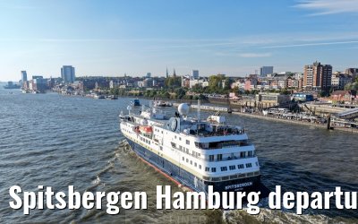 Spitsbergen Hamburg departure Elbphilharmonie and Landungsbruecken 05.10.2026