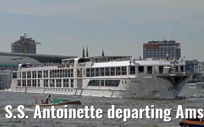 S.S. Antoinette departing Amsterdam - Aug., 12 - 2012
