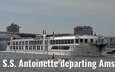 S.S. Antoinette departing Amsterdam - Aug., 12 - 2012