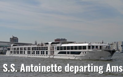 S.S. Antoinette departing Amsterdam - Aug., 12 - 2012