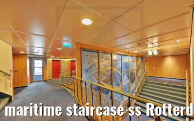 maritime staircase ss Rotterdam