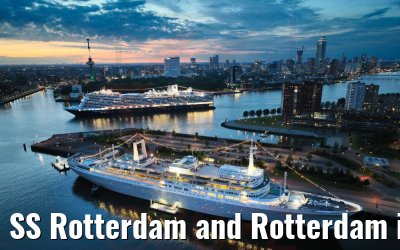 SS Rotterdam and Rotterdam in Rotterdam 30.05.2022