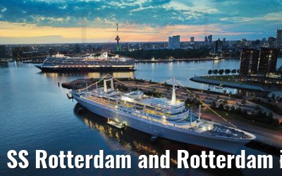 SS Rotterdam and Rotterdam in Rotterdam 30.05.2022