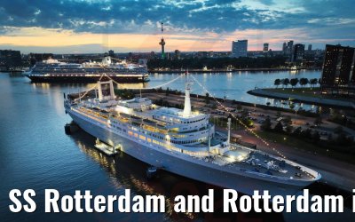 SS Rotterdam and Rotterdam in Rotterdam 30.05.2022
