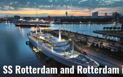 SS Rotterdam and Rotterdam in Rotterdam 30.05.2022