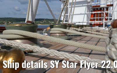 Ship details SY Star Flyer 22.09.2015