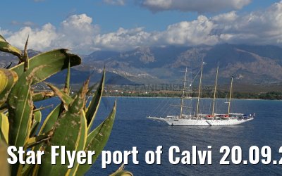 Star Flyer port of Calvi 20.09.2015