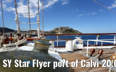 SY Star Flyer port of Calvi 20.09.2015