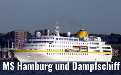 MS Hamburg und Dampfschiff Alexandra Flensburg 30.05.2014