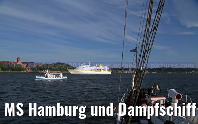 MS Hamburg und Dampfschiff Alexandra Flensburg 30.05.2014