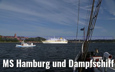 MS Hamburg und Dampfschiff Alexandra Flensburg 30.05.2014