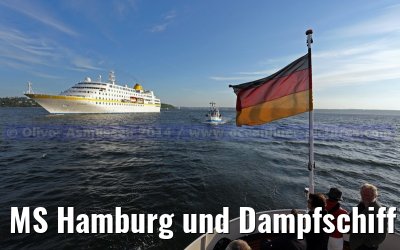MS Hamburg und Dampfschiff Alexandra Flensburg 30.05.2014
