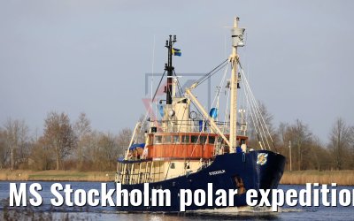 MS Stockholm polar expedition ship 18.03.2019 Nord-Ostsee-Kanal