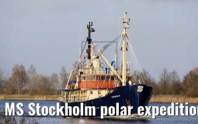 MS Stockholm polar expedition ship 18.03.2019 Nord-Ostsee-Kanal