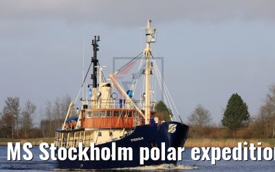 MS Stockholm polar expedition ship 18.03.2019 Nord-Ostsee-Kanal