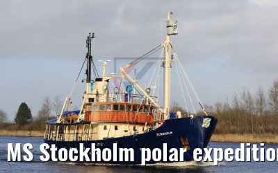 MS Stockholm polar expedition ship 18.03.2019 Nord-Ostsee-Kanal