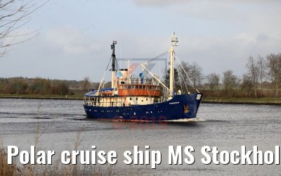 Polar cruise ship MS Stockholm 18.03.2019 Kiel Canal