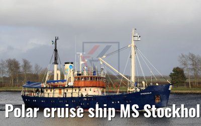Polar cruise ship MS Stockholm 18.03.2019 Kiel Canal