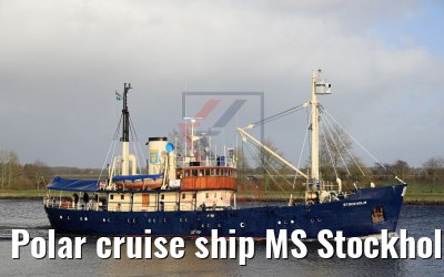 Polar cruise ship MS Stockholm 18.03.2019 Kiel Canal