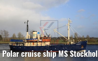 Polar cruise ship MS Stockholm 18.03.2019 Kiel Canal