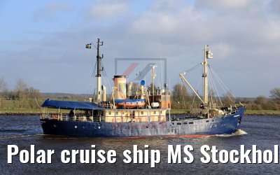 Polar cruise ship MS Stockholm 18.03.2019 Kiel Canal