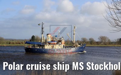 Polar cruise ship MS Stockholm 18.03.2019 Kiel Canal