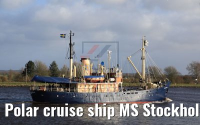Polar cruise ship MS Stockholm 18.03.2019 Kiel Canal