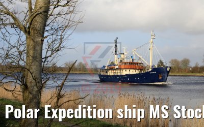Polar Expedition ship MS Stockholm 18.03.2019 Kiel Canal