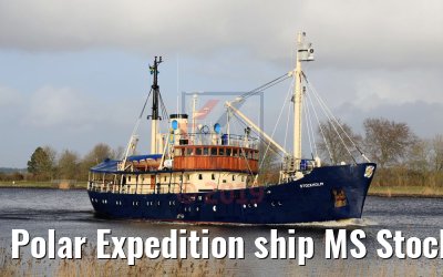 Polar Expedition ship MS Stockholm 18.03.2019 Kiel Canal