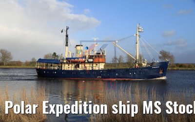 Polar Expedition ship MS Stockholm 18.03.2019 Kiel Canal