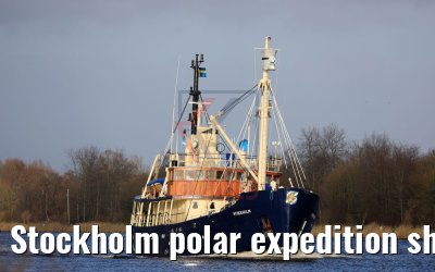 Stockholm polar expedition ship 18.03.2019 Nord-Ostsee-Kanal