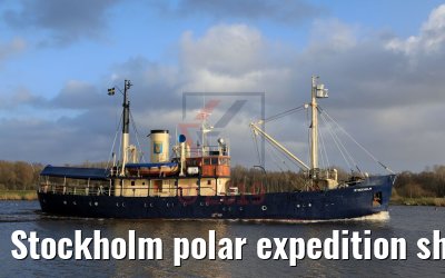 Stockholm polar expedition ship 18.03.2019 Nord-Ostsee-Kanal