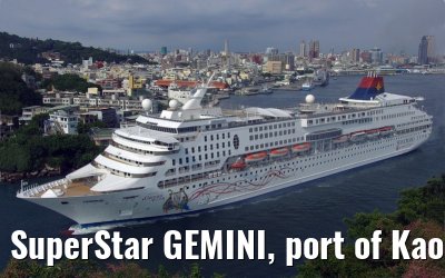 SuperStar GEMINI, port of Kaohsiung, 09. August 2013