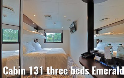 Cabin 131 three beds Emerald Deck