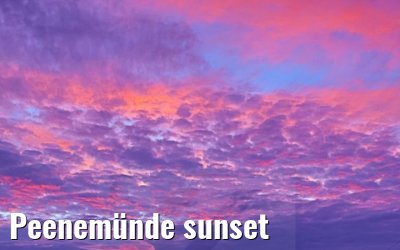 Peenemünde sunset