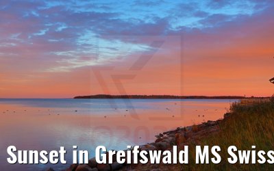 Sunset in Greifswald MS Swiss Diamond