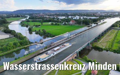 Wasserstrassenkreuz Minden MS Swiss Ruby 13.08.2023