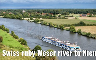 Swiss ruby Weser river to Nienburg 12.08.2023