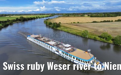 Swiss ruby Weser river to Nienburg 12.08.2023