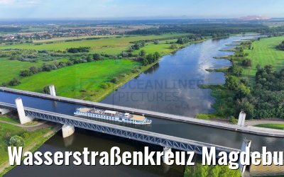 Wasserstraßenkreuz Magdeburg 15.08.2023